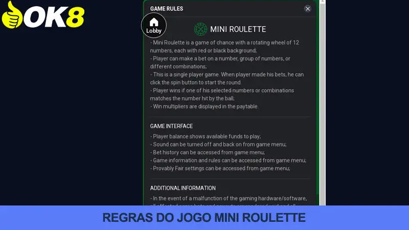 Regras do jogo