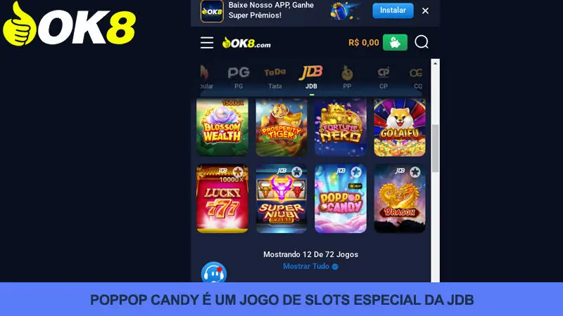 Informações e origem do Poppop Candy