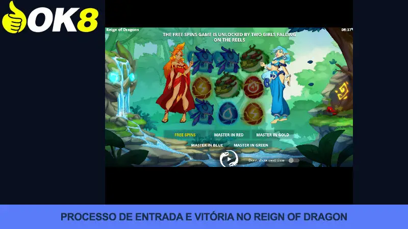 Passos para se juntar ao Reign of Dragon