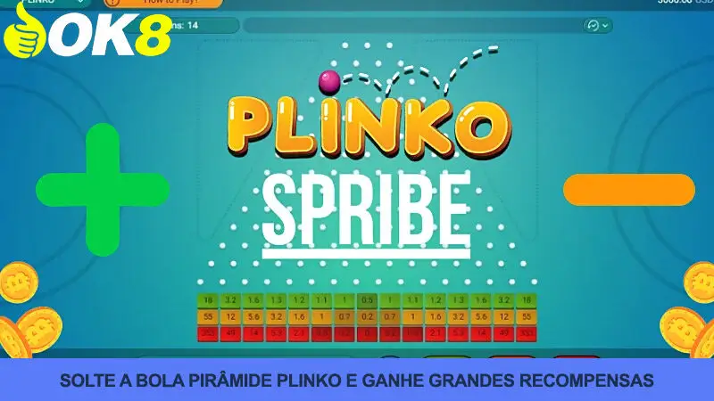 Plinko - Melhor jogo de queda de bola em pirâmide com maiores recompensas