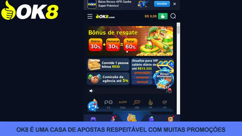 Vantagens de jogar na casa de apostas ok8