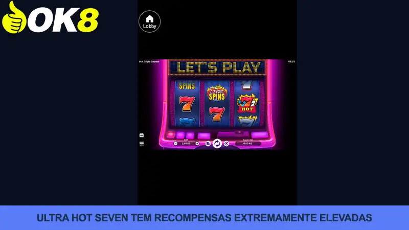 Vantagens do jogo Ultra Hot Seven